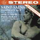 Saint-Saens: Symphony No. 3 - Organ Symphony on Marcel Dupré, Detroit Symphony Orchestra, Paul Paray artistien ja orkesterin vinyyli LP-levy.