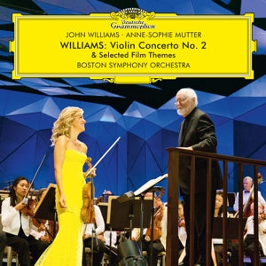 Williams: Violin Concerto No. 2 on Anne-Sophie Mutter, Boston Symphony Orchestra, John Williams artistin ja orkesterin vinyyli LP-levy.