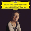 Chopin: Piano Concertos Nos. 1 & 2 on Maria João Pires / Royal Philharmonic Orchestra / André Previn artistin ja orkesterin vinyyli LP-levy.