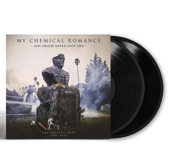 May Death Never Stop You on My Chemical Romance bändin vinyyli LP-levy.