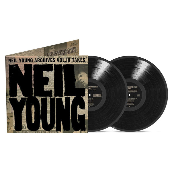 Neil Young Archives Vol. III Takes on Neil Young artistin vinyyli LP-levy.