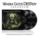 Insanium on Whom Gods Destroy bändin vinyyli LP-levy.