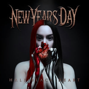 Half Black Heart on New Years Day bändin vinyyli LP-levy.