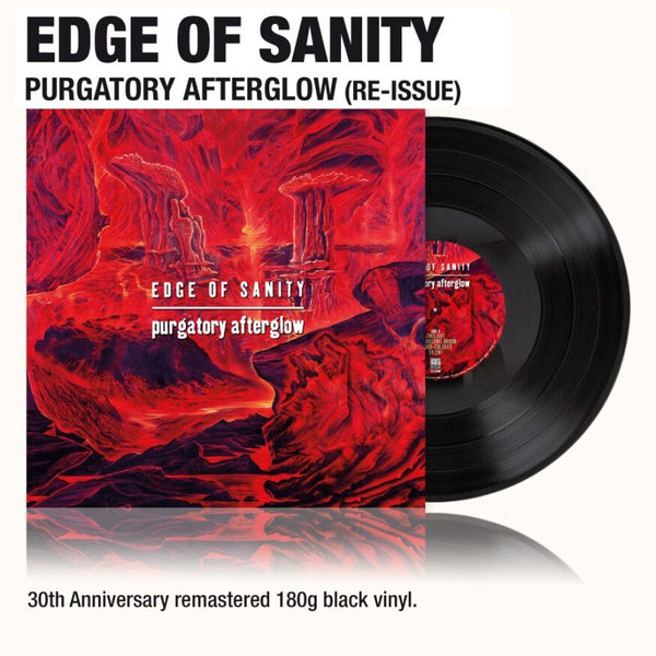 Purgatory Afterglow on Edge Of Sanity bändin vinyyli LP-levy.