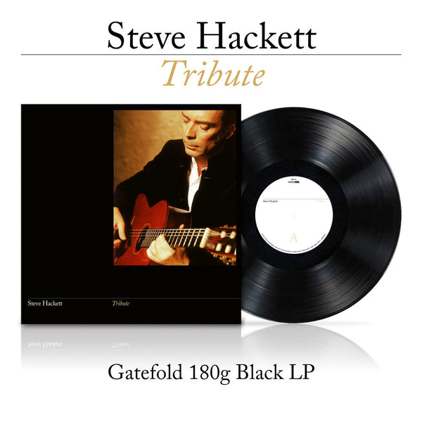 Tribute on Steve Hackett artistin vinyyli LP-levy.