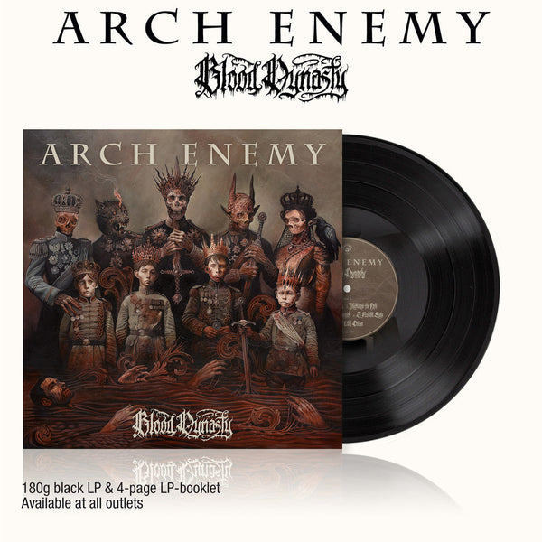 Blood Dynasty on Arch Enemy bändin vinyyli LP-levy.