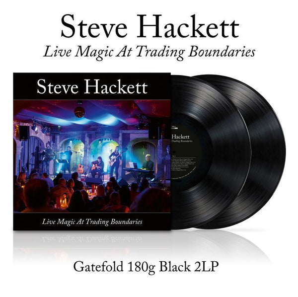 Live Magic At Trading Boundaries on Steve Hackett artistin vinyyli LP-levy.