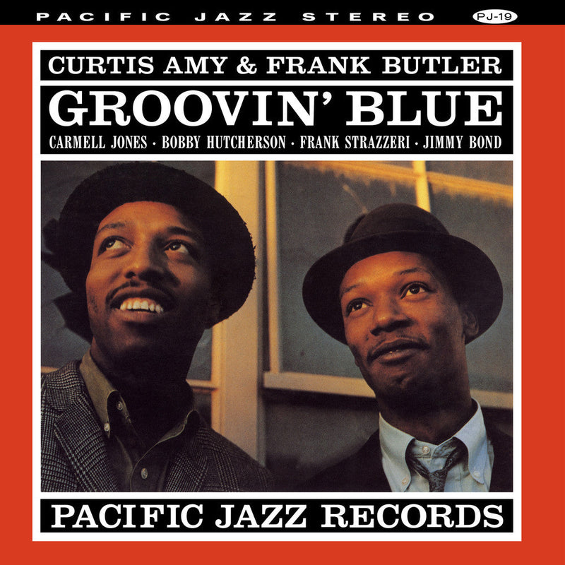 Groovin' Blue on Curtis Amy, Frank Butler artistien vinyyli LP-levy.