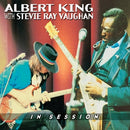 In Session on Albert King, Stevie Ray Vaughan artistien vinyyli LP-levy.