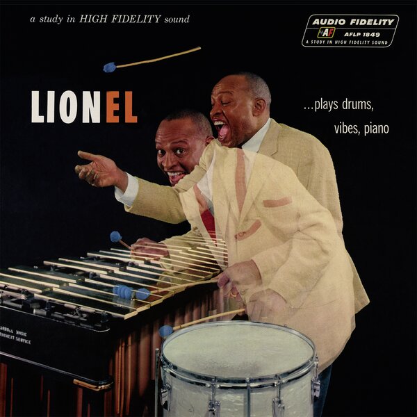 Lionel ... Plays Drums, Vibes, Piano on Lionel Hampton And His Orchestra bändin vinyyli LP-levy.