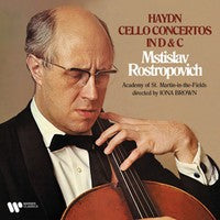 Haydn Cello Concertos In D & C on Rostropovich artistin vinyyli LP-levy.