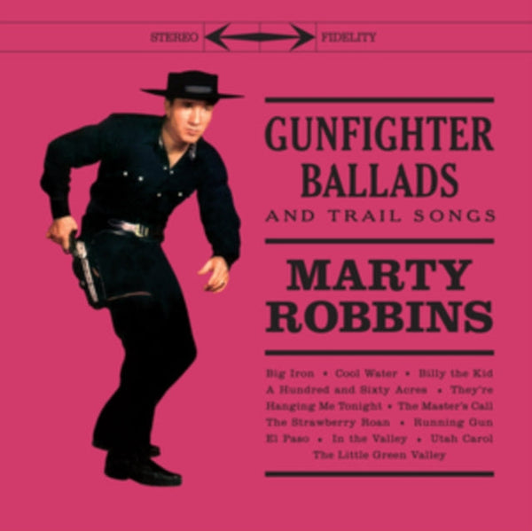 Gunfighter Ballads and Trail Songs on Marty Robbins artistin vinyyli LP-levy.