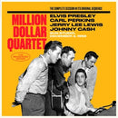 Million Dollar Quartet on Elvis Presley / Carl Perkins / Jerry Lee Lewis / Johnny Cash -kvartetin vinyyli LP-levy.