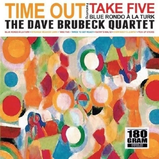 Time Out on Dave Brubeck Quartet bändin vinyyli LP-levy.