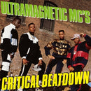 Critical Beatdown on Ultramagnetic Mc's bändin vinyyli LP-levy.