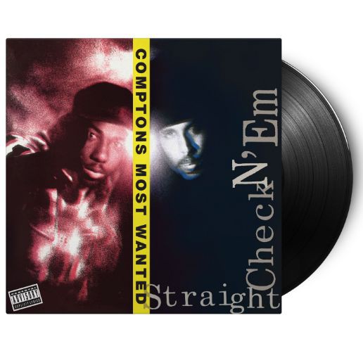 Straight Checkn 'Em on Comptons Most Wanted bändin vinyyli LP-levy.