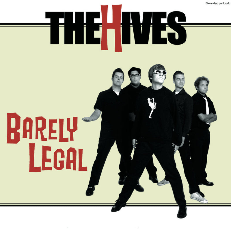 Barely Legal on The Hives bändin vinyyli LP-levy.