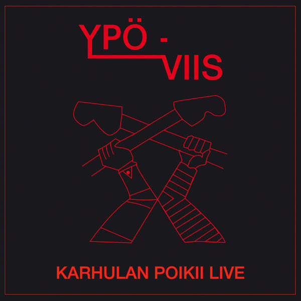 Karhulan Poikii Live on Ypö-Viis bändin vinyyli LP-levy.